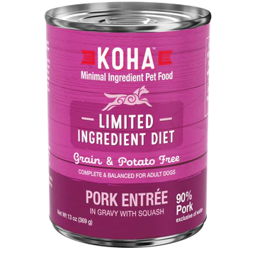 Koha Limited Ingredient Diet Entree for Dogs Pork - Paw Naturals