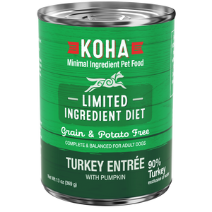 Koha Limited Ingredient Diet Entree for Dogs Turkey - Paw Naturals