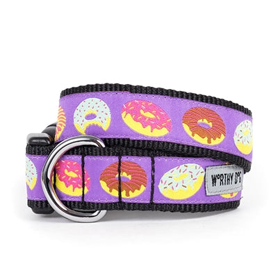 The Worthy Dog Donuts Collar & Lead Collection XL Dog Collar - Paw Naturals