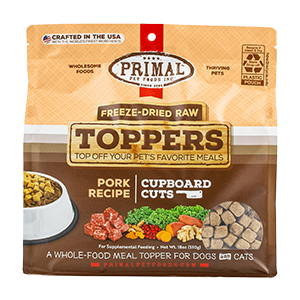 Primal Freeze-Dried Cupboard Cuts Toppers Pork 3.5oz - Paw Naturals