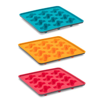 Messy Mutts Framed "Spill Resistant" Silicone Dog Treat Mold 9.5"x9.5" - Paw Naturals