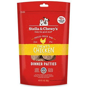 Stella & Chewy's Chewy's Chicken Dinner Patties Raw Freeze-Dried Dog Food 5.5oz - Paw Naturals
