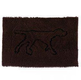 Tall Tails Wet Paw Mat Brown Medium - Paw Naturals
