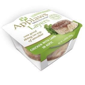 Applaws Layers Chicken Lamb 2.47oz Cat Can