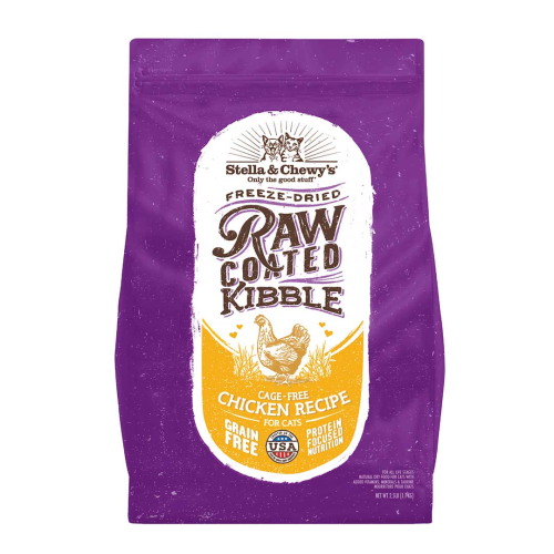 Stella & Chewy's Raw Coated Kibble Cage-Free Chicken Recipe Dry Cat Food 10lb - Paw Naturals