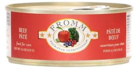 Fromm Beef Pate 5.5oz Canned Cat Food - Paw Naturals