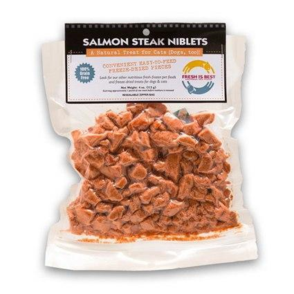 Fresh Is Best Freeze-Dried Salmon Steak Nibs 4oz