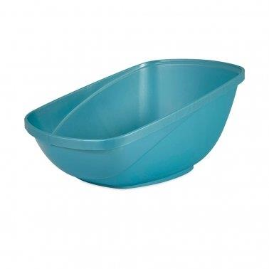 PetMate Hi-Back Litter Pan Blue Jumbo - Paw Naturals