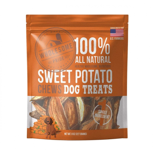 Wholesome Pride Sweet Potato Chews Dog Treat - Paw Naturals