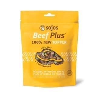 Sojos Beef Plus Topper 4oz Freeze-Dried Dog Food