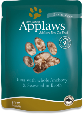 Applaws Pouch Tuna & Anchovy 2.4oz Cat Food