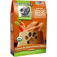 Wet Noses Peanut Carrot & Sweet Potato USDA Organic Dog Treat 14oz - Paw Naturals