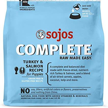 Sojos Complete Puppy Turkey & Salmon Raw Freeze-Dried Dog Food