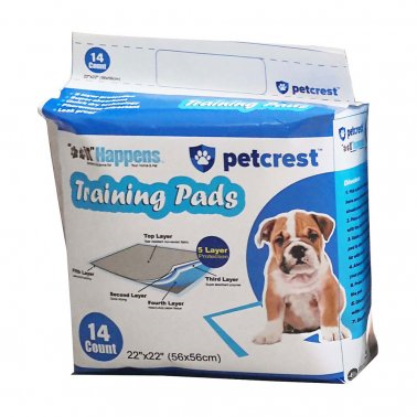Petcrest Training Pads 14ct - Paw Naturals