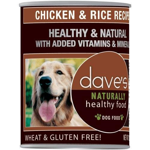 Dave's Pet Food Natural Healthy Chicken Rice 13oz Canned Dog Food - Paw Naturals