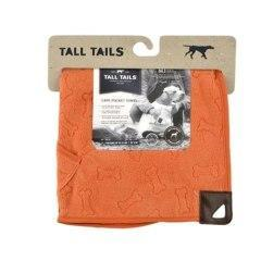 Tall Tails Cape Towel Orange And Brown for Dogs & Cats Medium 27x27 - Paw Naturals