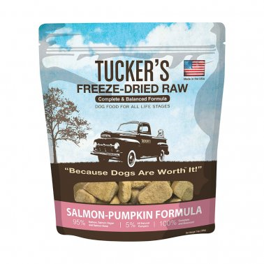 Tucker's Salmon & Pumpkin Raw Freeze-Dried Diet for Dogs 14oz - Paw Naturals