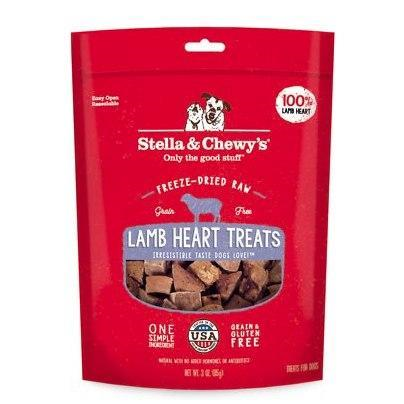 Stella & Chewy's Freeze Dried Lamb Heart Treat 3oz - Paw Naturals