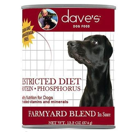 Dave's Pet Food Restricted Grain Free Protein Chicken 13.2oz Canned Dog Food - Paw Naturals