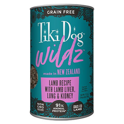 Tiki Pet Wildz 91% Canned Dog Food Lamb - Paw Naturals