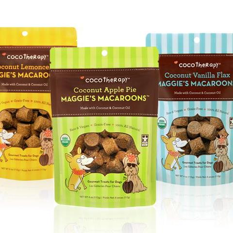 Coco Therapy Maggie's Coconut Macaroons Dog Treat - Paw Naturals