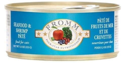 Fromm Seafood & Shrimp Pate 5oz Canned Cat Food - Paw Naturals
