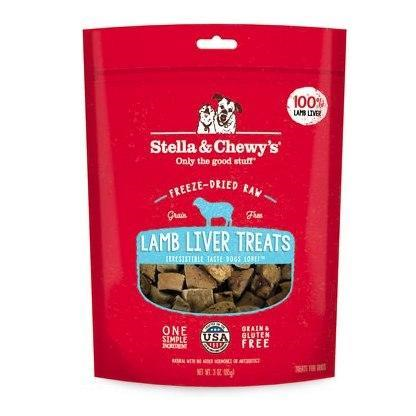 Stella & Chewy's Freeze Dried Lamb Liver Treat 3oz - Paw Naturals
