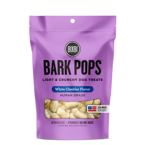 Bixbi Bark Pops Light & Crunchy Dog Treats 4oz - Paw Naturals