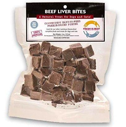 Fresh Is Best Freeze-Dried Beef Liver Bites 3.5oz - Paw Naturals