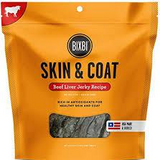 Bixbi Skin & Coat Beef Liver Jerky Dog Treat