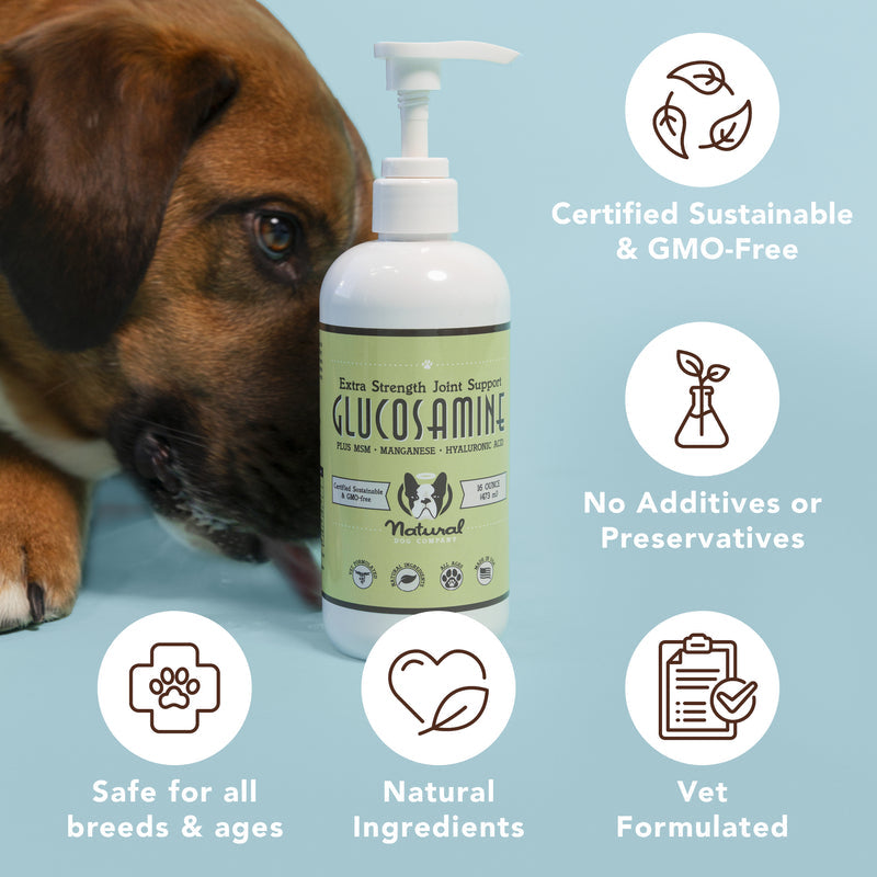 Natural Dog Company Liquid Glucosamine 16oz