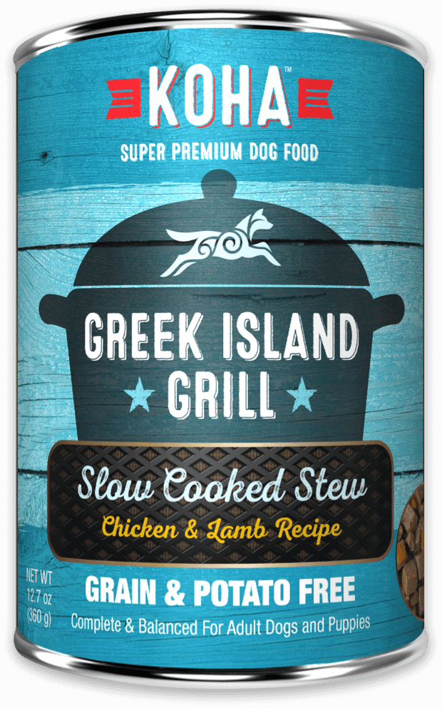 Koha Homestyle Slow-Cooked Stews for Dogs Greek Island Grill - Paw Naturals