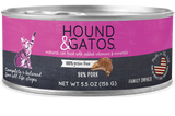 Hound & Gatos Canned Cat Food 5.5oz Pork - Paw Naturals