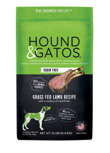 Hound & Gatos Grass Fed Lamb Recipe Dry Dog Food