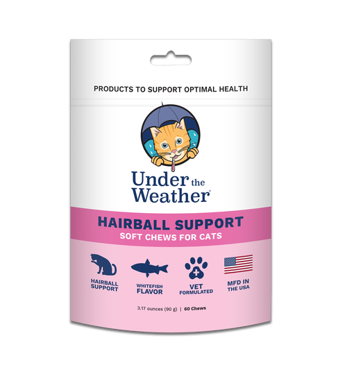Under The Weather Hairball Support 90g 60ct For Cats