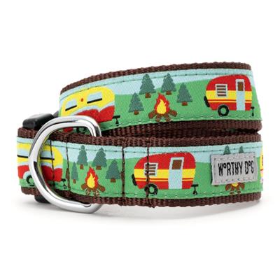 The Worthy Dog Happy Camper Collar & Lead Collection