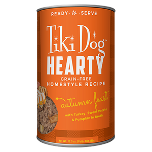 Tiki Pet Hearty Homestyle Recipe Canned Dog Food 12.5oz Hearty Turkey 12.5oz - Paw Naturals