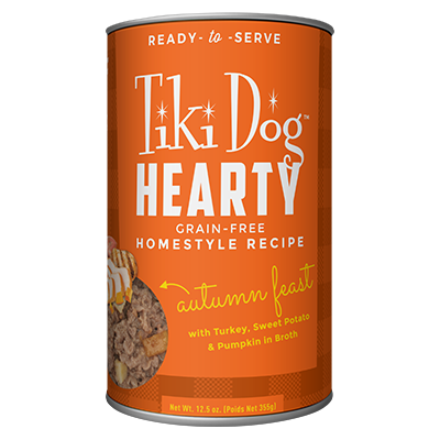 Tiki Pet Hearty Homestyle Recipe Canned Dog Food 12.5oz Hearty Turkey 12.5oz - Paw Naturals