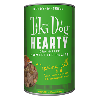 Tiki Pet Hearty Homestyle Recipe Canned Dog Food 12.5oz Hearty Lamb 12.5oz - Paw Naturals