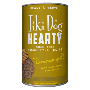 Tiki Pet Hearty Homestyle Recipe Canned Dog Food 12.5oz Hearty Chicken 12.5oz - Paw Naturals