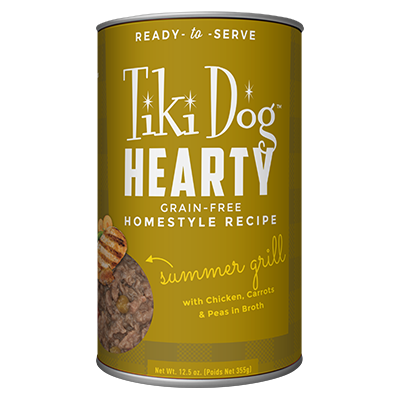 Tiki Pet Hearty Homestyle Recipe Canned Dog Food 12.5oz Hearty Chicken 12.5oz - Paw Naturals