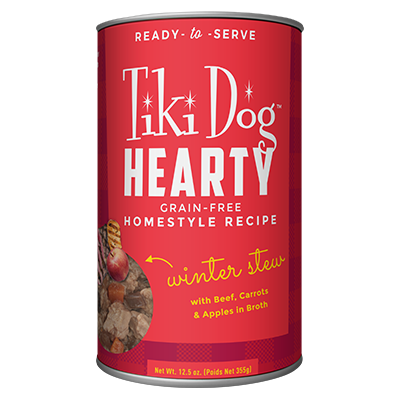 Tiki Pet Hearty Homestyle Recipe Canned Dog Food 12.5oz Hearty Beef 12.5oz - Paw Naturals