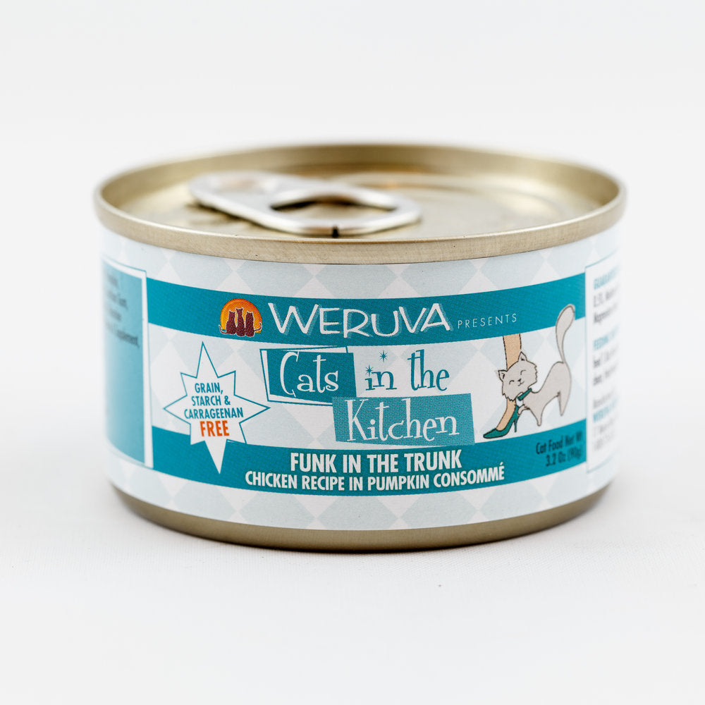 Weruva Cats In The Kitchen Wet Cat Food 3.2oz Can / Funk In The Trunk - Paw Naturals