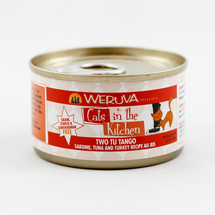 Weruva Cats In The Kitchen Wet Cat Food 3.2oz Can / Two Tu Tango - Paw Naturals