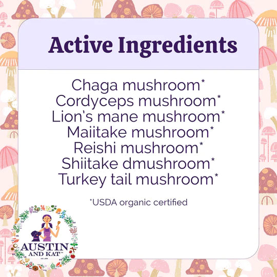 Austin & Kat Harper's Mushroom Medley Immunity Meal Topper - Paw Naturals