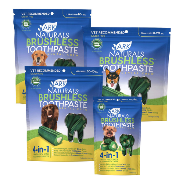 Ark Naturals Brushless Toothpaste Dog Dental Chews - Paw Naturals