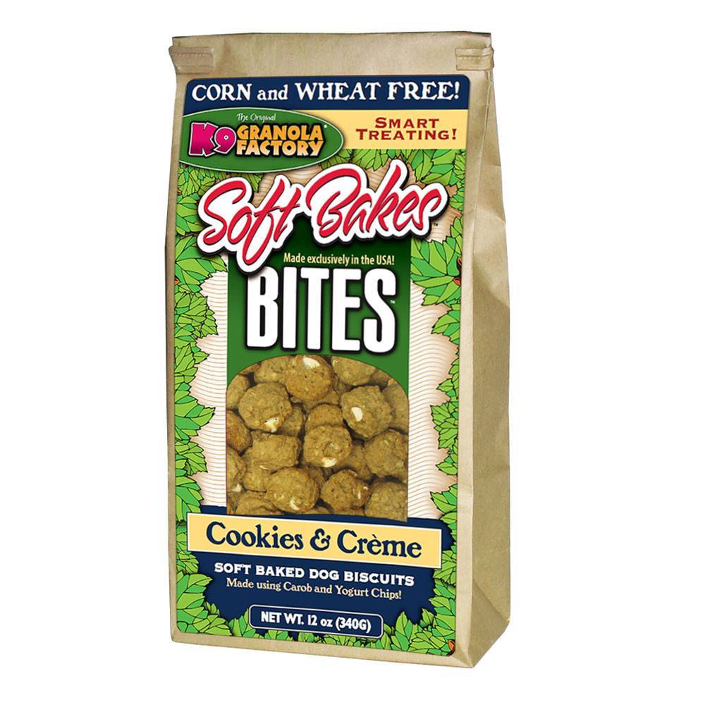 K9 Granola Factory Soft Bakes Bites Dog Biscuit Cookies & Cream - Paw Naturals