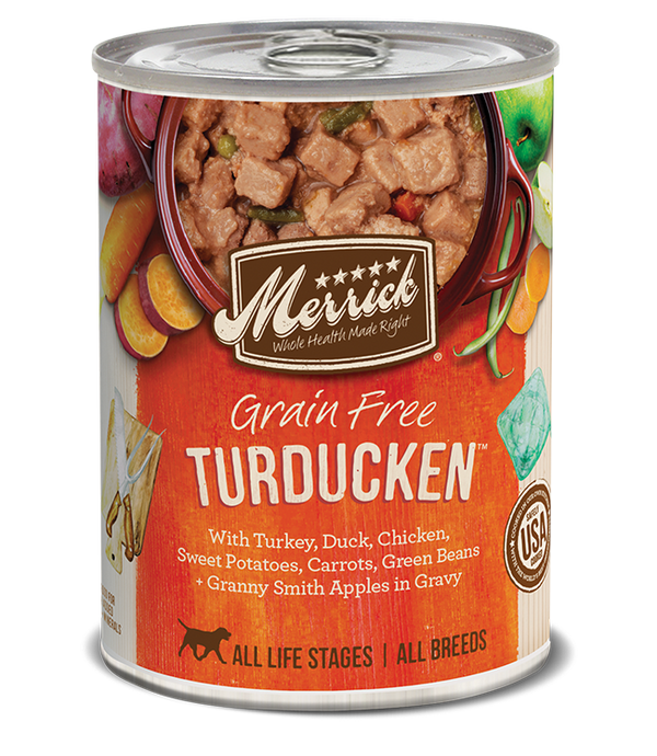 Merrick Turducken 12.7z Canned Dog Food - Paw Naturals