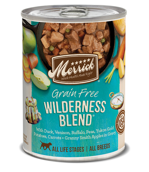 Merrick Wilderness Blend 12.7oz Canned Dog Food - Paw Naturals