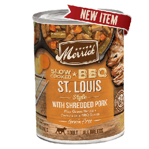 Merrick Slow-Cooked BBQ Grain-Free Canned Dog Food 12.7oz St. Louis - Paw Naturals